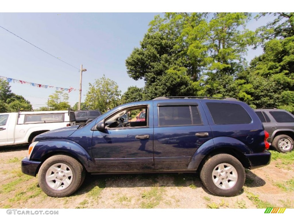 2004 Durango SLT 4x4 - Patriot Blue Pearl / Medium Slate Gray photo #3