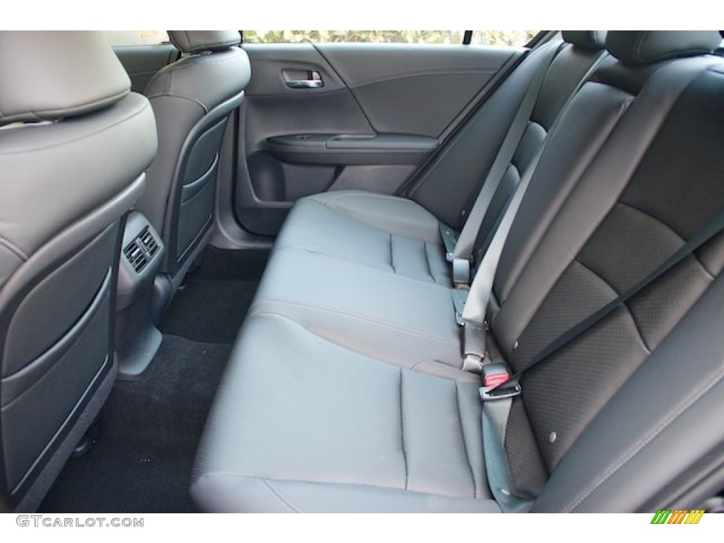 2014 Accord EX-L V6 Sedan - Alabaster Silver Metallic / Black photo #12