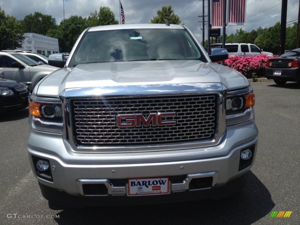 2014 Sierra 1500 Denali Crew Cab 4x4 - Quicksilver Metallic / Jet Black photo #2