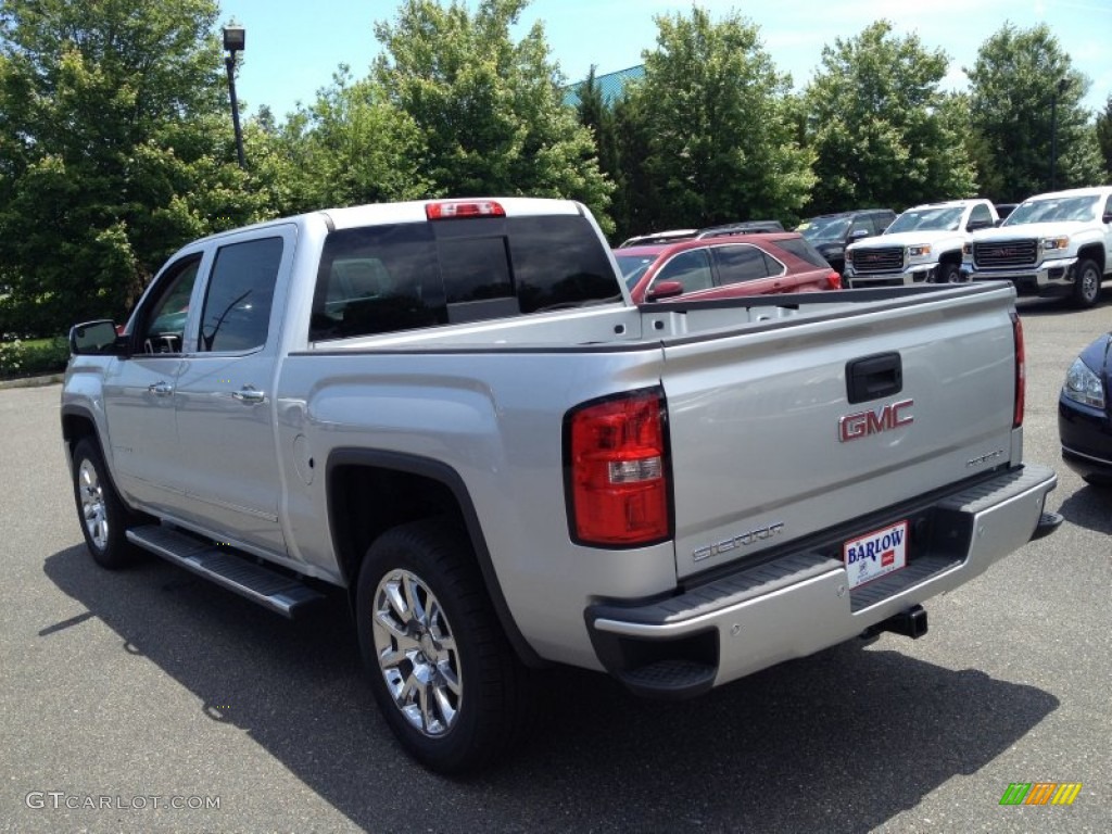 2014 Sierra 1500 Denali Crew Cab 4x4 - Quicksilver Metallic / Jet Black photo #4