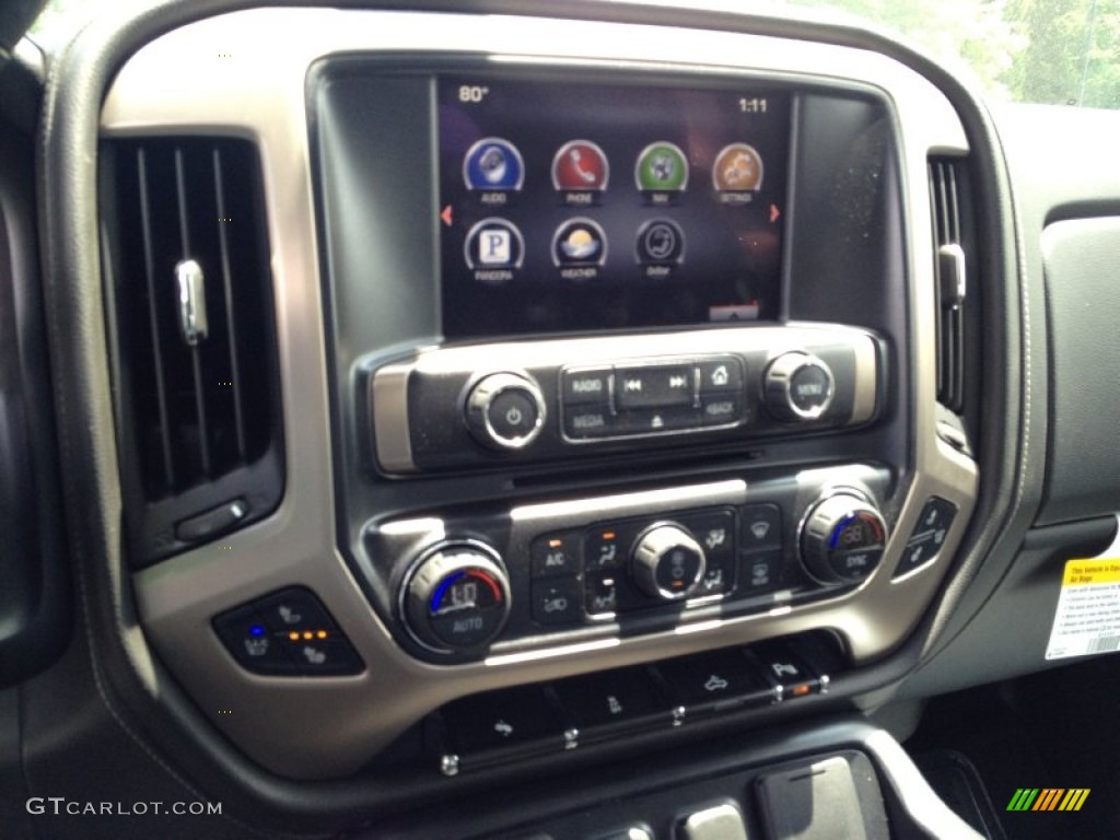 2014 Sierra 1500 Denali Crew Cab 4x4 - Quicksilver Metallic / Jet Black photo #10