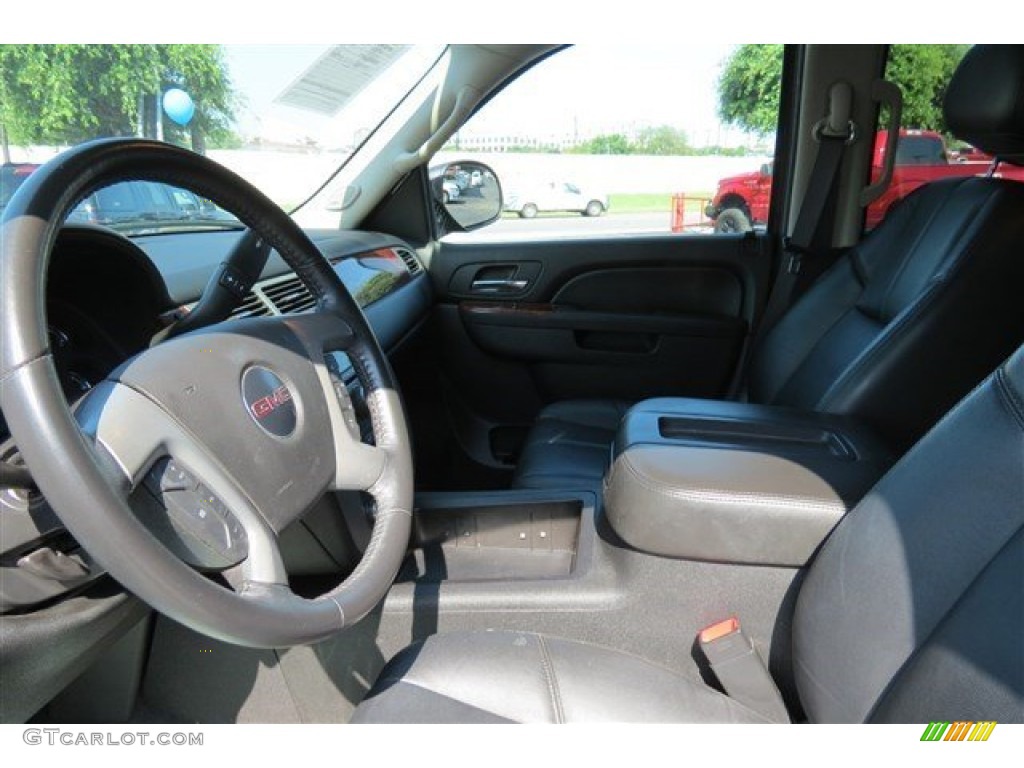 2011 Yukon XL SLT - Storm Gray Metallic / Light Tan photo #11