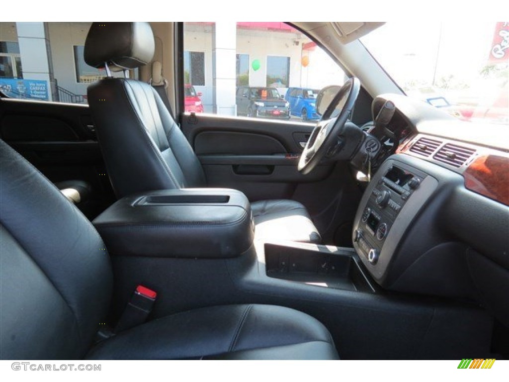 2011 Yukon XL SLT - Storm Gray Metallic / Light Tan photo #14