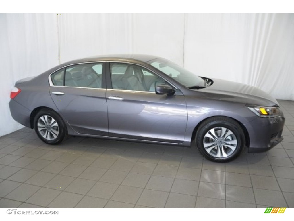 2014 Accord LX Sedan - Modern Steel Metallic / Gray photo #7
