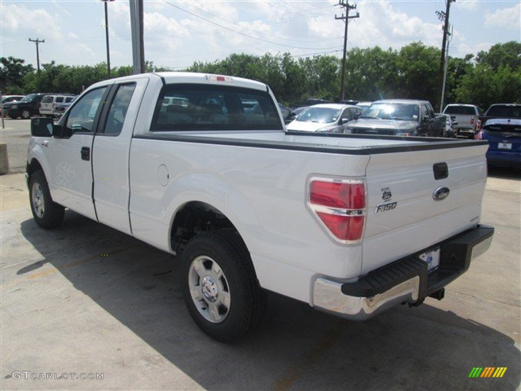 2014 F150 STX SuperCab - Oxford White / Steel Grey photo #4