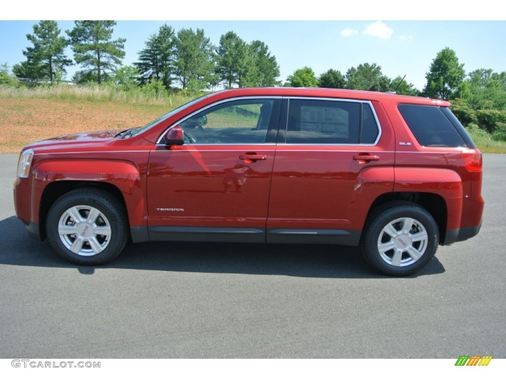 2014 Terrain SLE - Crystal Red Tintcoat / Jet Black photo #3