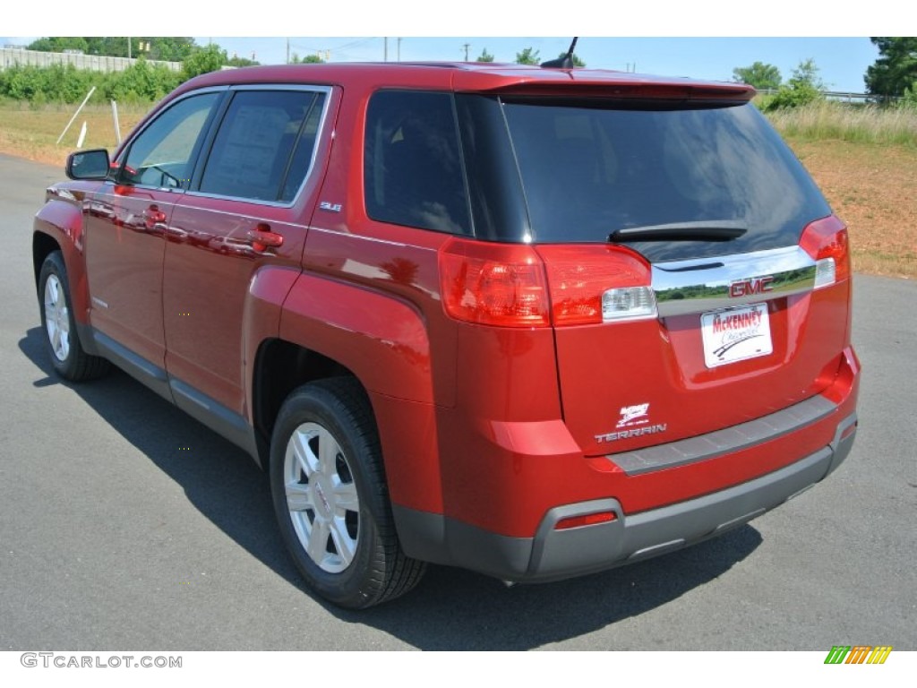 2014 Terrain SLE - Crystal Red Tintcoat / Jet Black photo #4