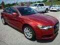 2014 Garnet Red Pearl Audi A6 3.0T quattro Sedan  photo #6