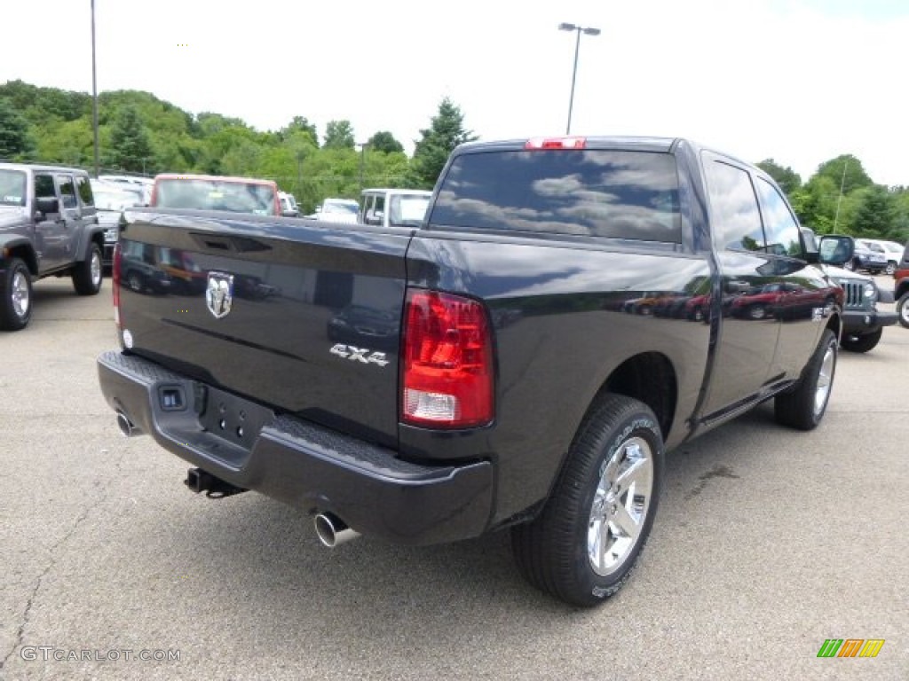 2014 1500 Express Crew Cab 4x4 - Maximum Steel Metallic / Black/Diesel Gray photo #6