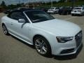 Glacier White Metallic 2014 Audi S5 3.0T Premium Plus quattro Cabriolet Exterior