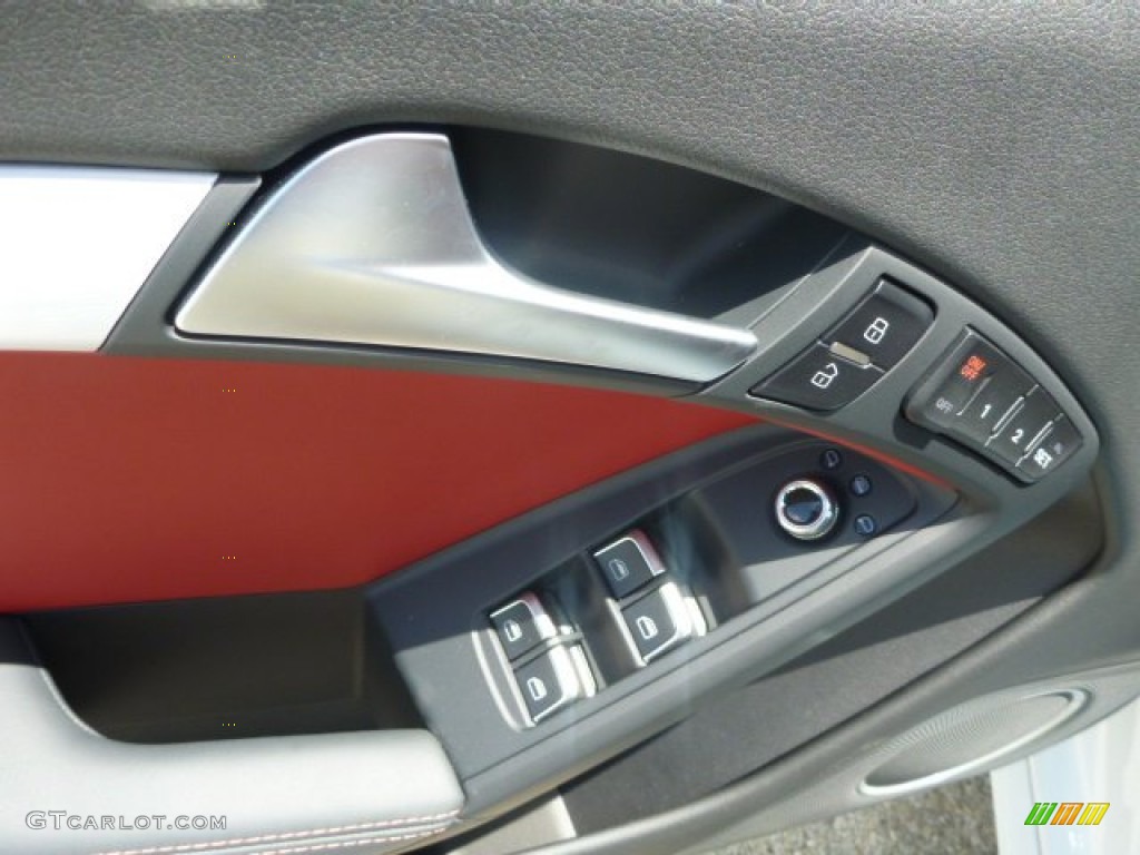 2014 S5 3.0T Premium Plus quattro Cabriolet - Glacier White Metallic / Black/Magma Red photo #11