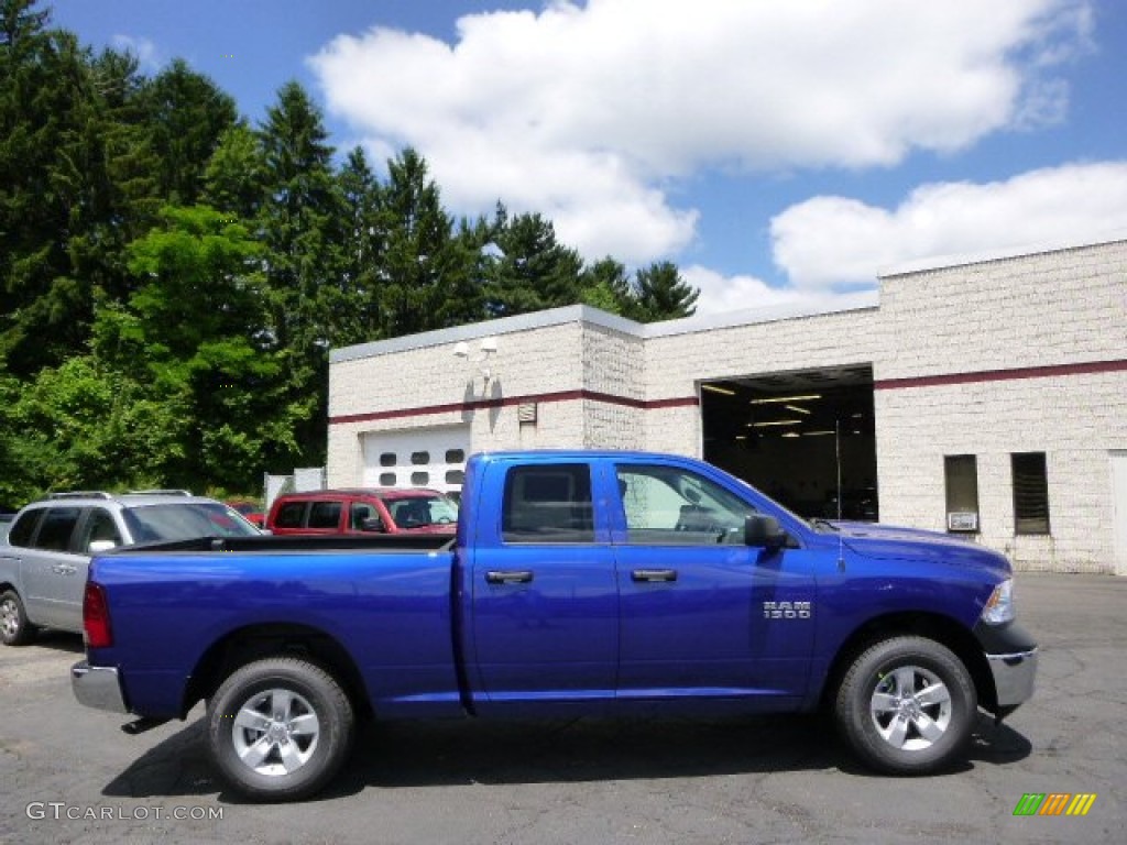 Blue Streak Pearl Coat 2014 Ram 1500 Tradesman Quad Cab 4x4 Exterior Photo #94483681