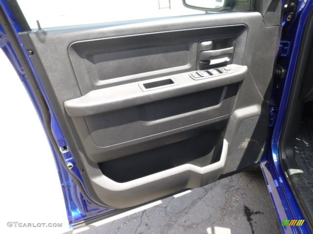 2014 1500 Tradesman Quad Cab 4x4 - Blue Streak Pearl Coat / Black/Diesel Gray photo #11