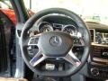 2014 Mercedes-Benz ML designo Black Interior Steering Wheel Photo