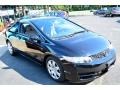 Crystal Black Pearl - Civic LX Coupe Photo No. 3