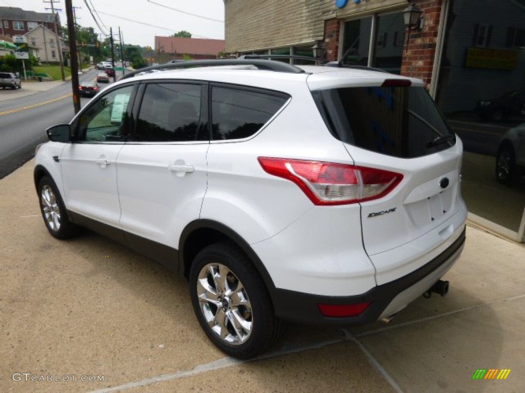 2014 Escape SE 2.0L EcoBoost 4WD - Oxford White / Charcoal Black photo #6