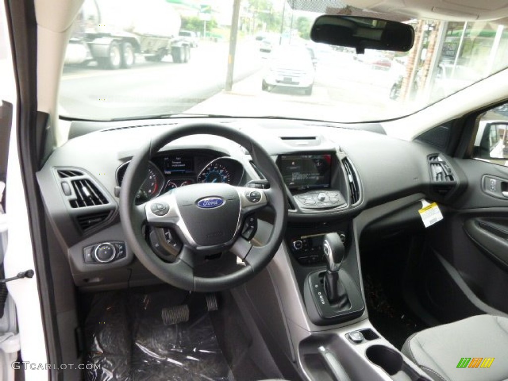 2014 Escape SE 2.0L EcoBoost 4WD - Oxford White / Charcoal Black photo #11