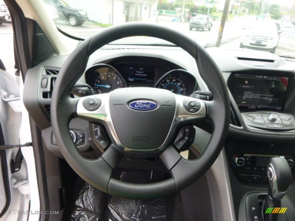 2014 Escape SE 2.0L EcoBoost 4WD - Oxford White / Charcoal Black photo #18