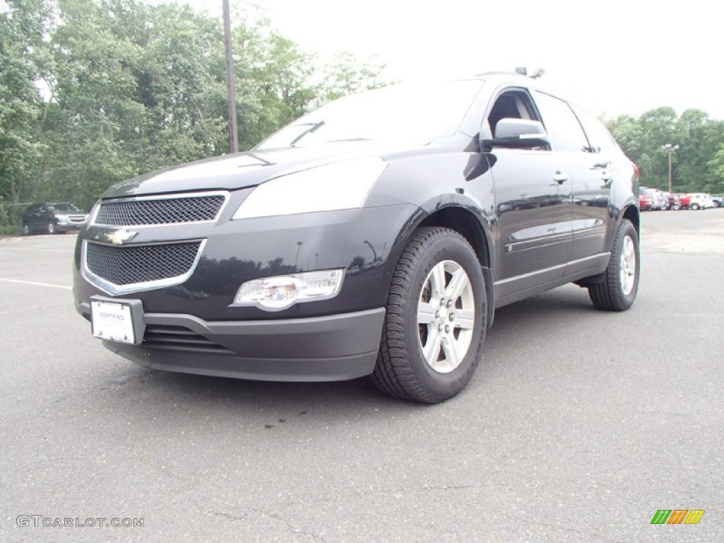 2010 Traverse LT AWD - Black Granite Metallic / Ebony photo #1