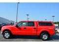 2010 Vermillion Red Ford F150 XLT SuperCrew 4x4  photo #6