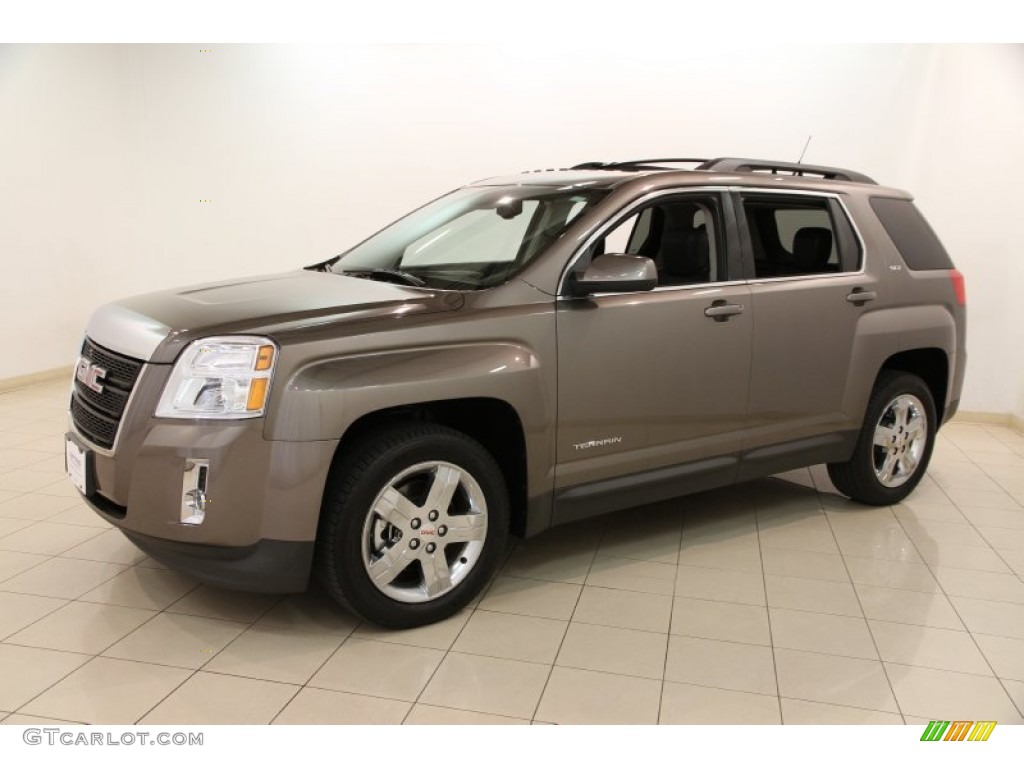 Mocha Steel Metallic 2012 GMC Terrain SLT AWD Exterior Photo #94490505