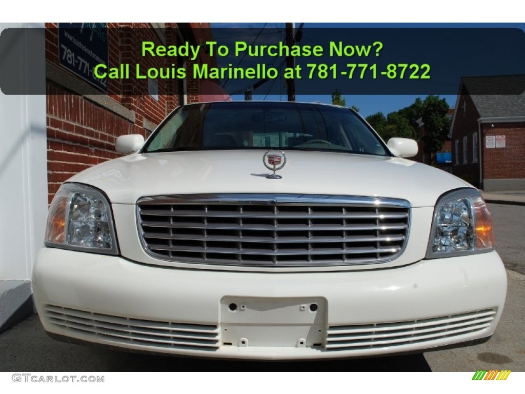 2002 DeVille Sedan - Cotillion White / Oatmeal photo #18