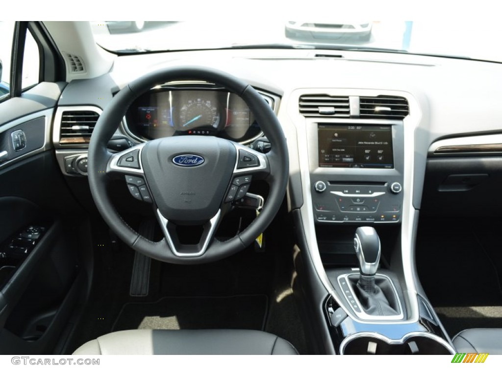 2014 Fusion SE EcoBoost - Dark Side / Charcoal Black photo #11