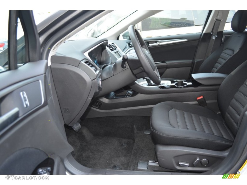 2014 Fusion SE - Sterling Gray / Charcoal Black photo #6