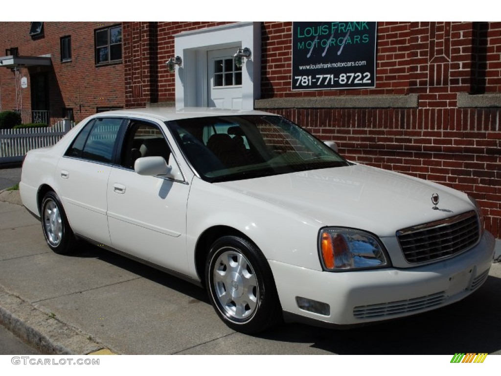 2002 DeVille Sedan - Cotillion White / Oatmeal photo #93