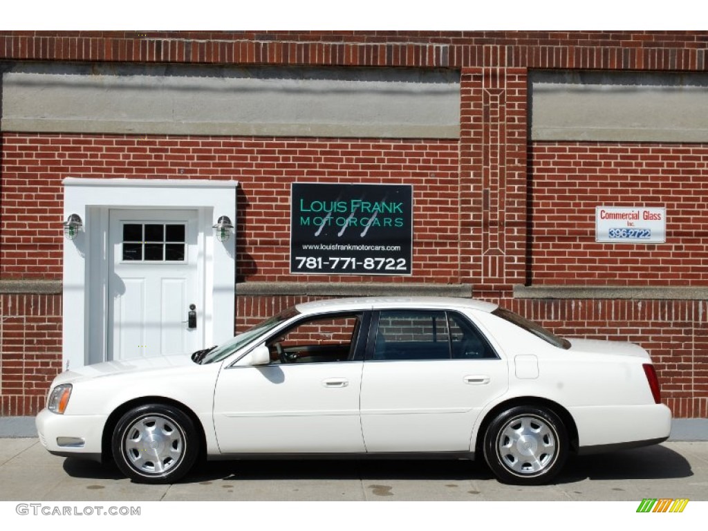 2002 DeVille Sedan - Cotillion White / Oatmeal photo #107