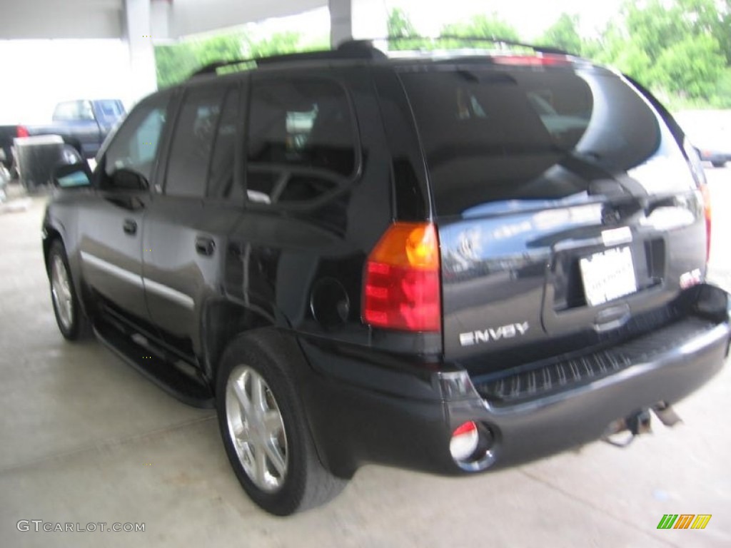 2008 Envoy SLT 4x4 - Carbon Black Metallic / Ebony photo #3