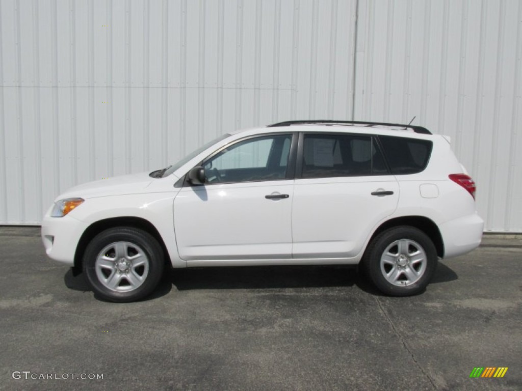 2011 RAV4 I4 4WD - Super White / Ash photo #2