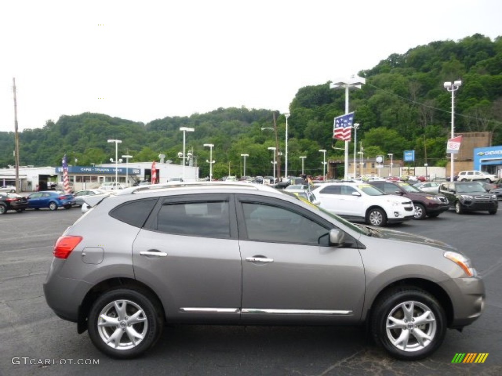 2011 Rogue S AWD - Platinum Graphite / Black photo #1