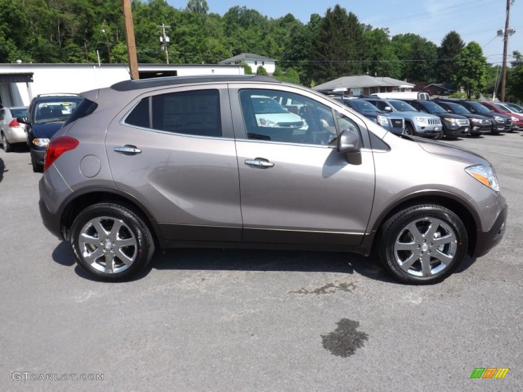 Cocoa Silver Metallic 2014 Buick Encore Premium AWD Exterior Photo #94496300