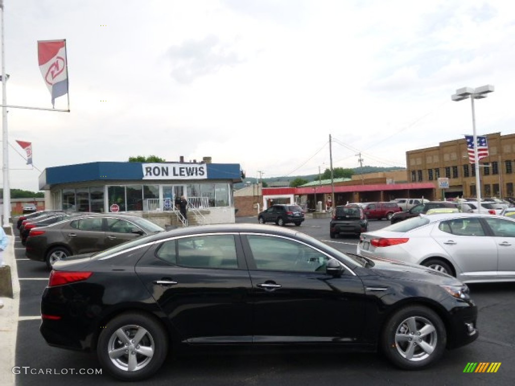 2015 Optima LX - Ebony Black / Beige photo #1