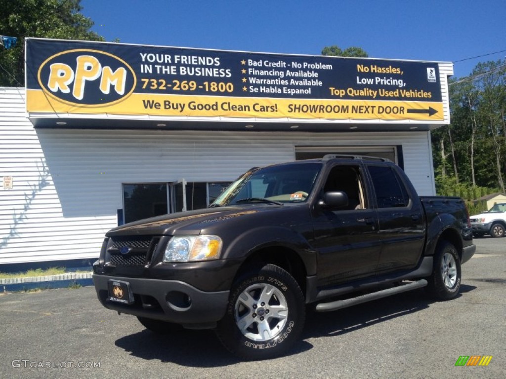 2005 Explorer Sport Trac XLT 4x4 - Dark Stone Metallic / Medium Pebble photo #1