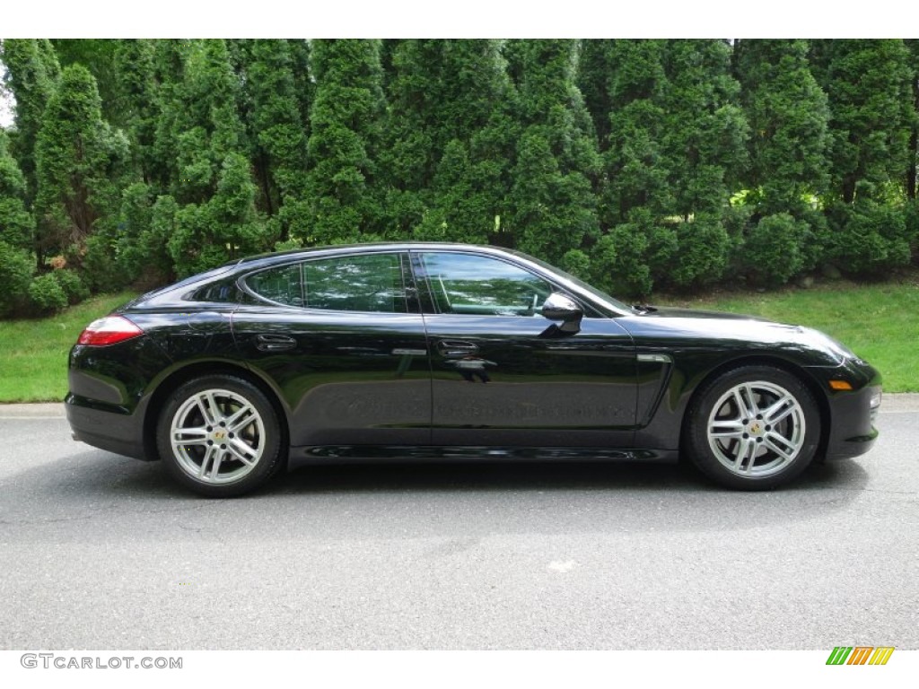 Black 2012 Porsche Panamera 4 Exterior Photo #94498143