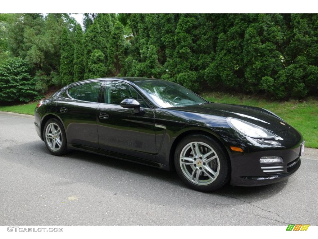 Black 2012 Porsche Panamera 4 Exterior Photo #94498173