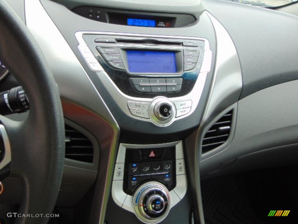 2011 Elantra GLS - Indigo Blue Pearl / Gray photo #15