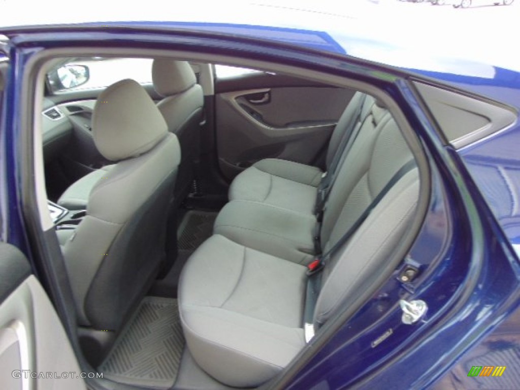 2011 Elantra GLS - Indigo Blue Pearl / Gray photo #20