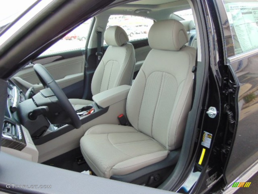 Gray Interior 2015 Hyundai Sonata Limited Photo #94499052