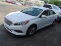 2015 Quartz White Pearl Hyundai Sonata SE  photo #5