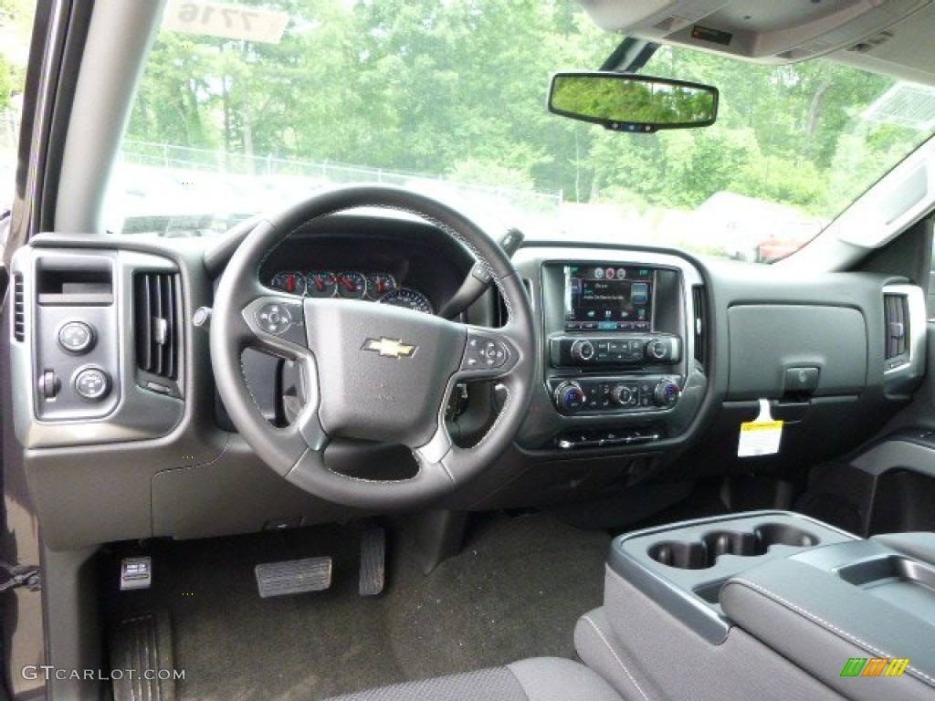 2014 Chevrolet Silverado 1500 LT Crew Cab 4x4 Jet Black Dashboard Photo #94500834