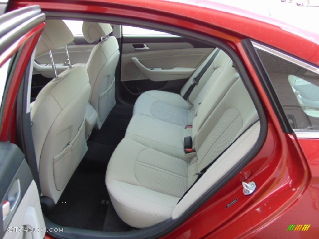 2015 Sonata SE - Venetian Red / Gray photo #12