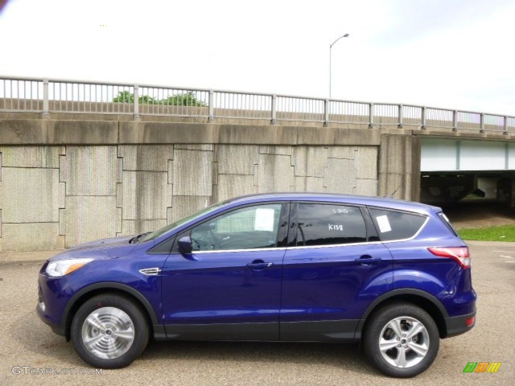 2014 Escape SE 1.6L EcoBoost 4WD - Deep Impact Blue / Medium Light Stone photo #5