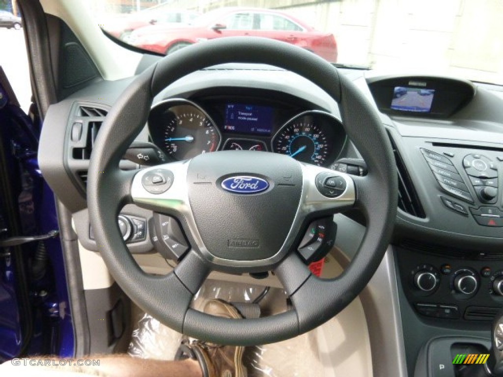 2014 Escape SE 1.6L EcoBoost 4WD - Deep Impact Blue / Medium Light Stone photo #19