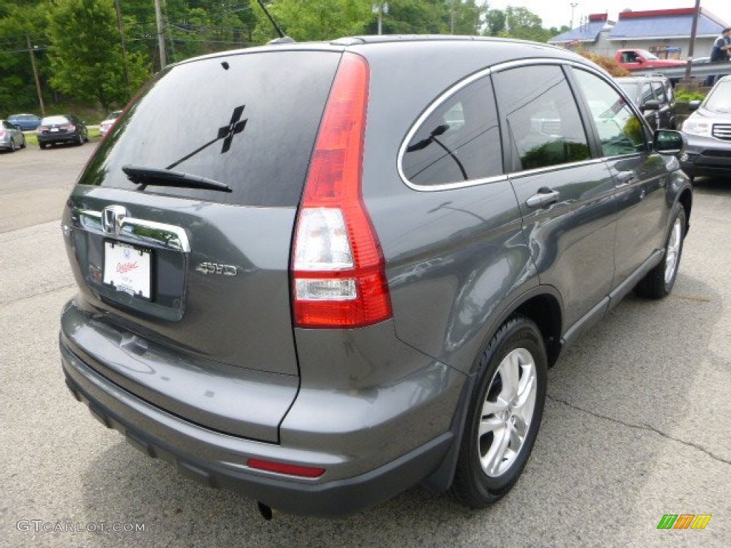 2010 CR-V EX-L AWD - Polished Metal Metallic / Black photo #5