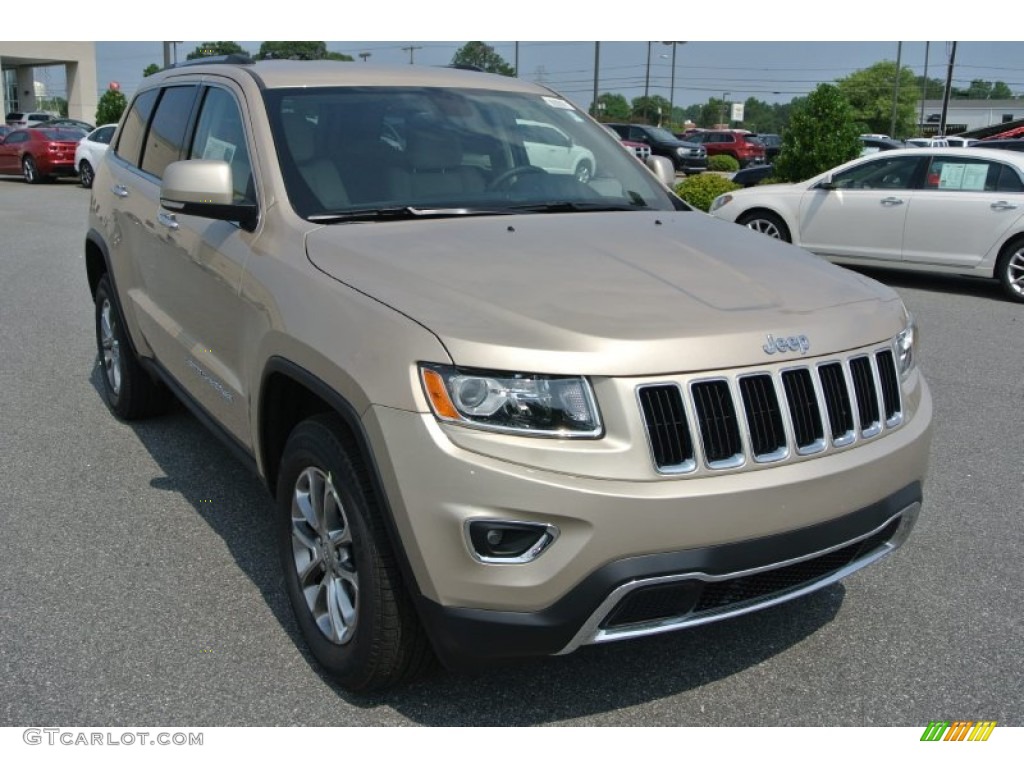 2014 Grand Cherokee Limited - Cashmere Pearl / New Zealand Black/Light Frost photo #2