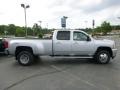 2012 Silver Ice Metallic Chevrolet Silverado 3500HD LTZ Crew Cab 4x4 Dually  photo #6