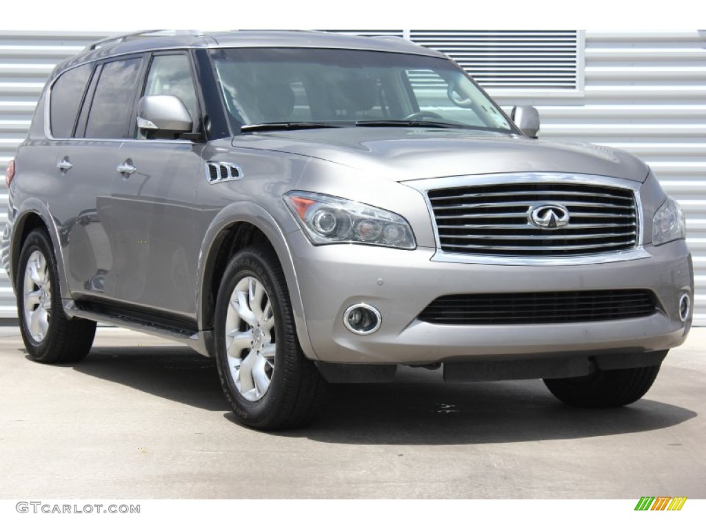 2011 QX 56 - Liquid Platinum / Graphite photo #1